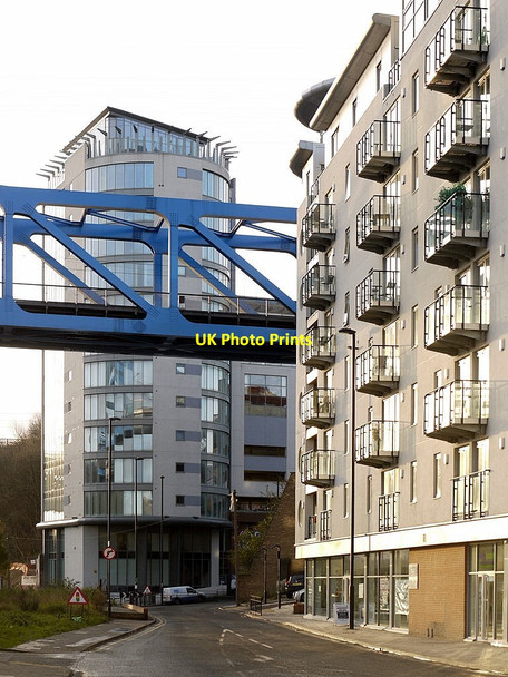 Photo 6"x4" Hanover Mill, Metro Bridge & Forth Banks from Close Newcastle upon Tyne c2011