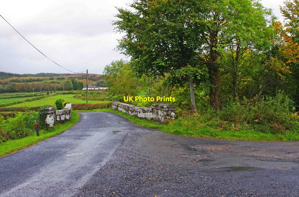 Photo 6"x4" Bleach Bridge near Islandmore Flagmount c2011