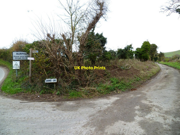Photo 6"x4" Coombe Lane junction at Burpham Burpham\/TQ0408 c2011