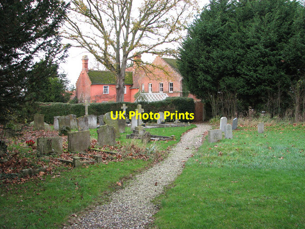 Photo 6"x4" St Andrew's church in Winston - churchyard Winston\/TM1861 c2011