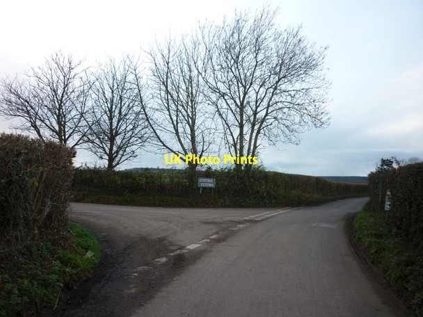 Photo 6"x4" A minor road junction near Branches Farm Awre c2011