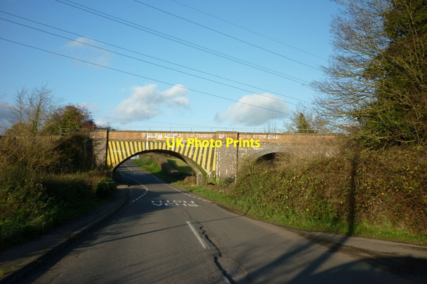 Photo 6"x4" A rail bridge on Station Road Berkeley c2011