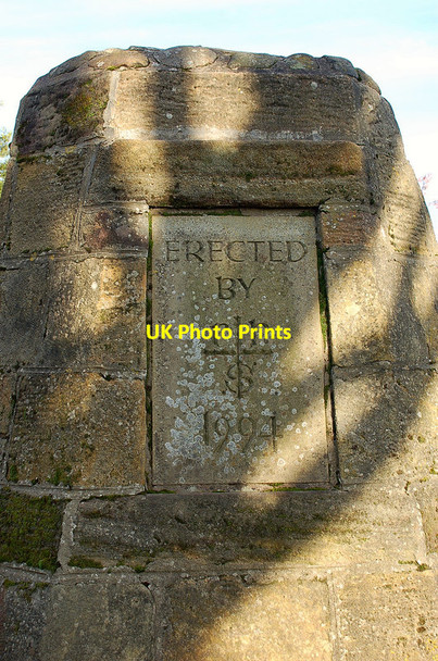 Photo 6"x4" Plaque on the Battle of Roslin monument Loanhead\/NT2765 c2011