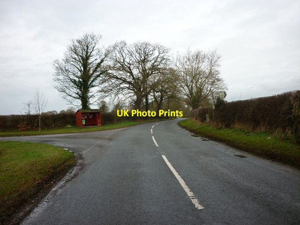 Photo 6"x4" A bus shelter on the B5395 Brooklands\/SJ5242 c2011