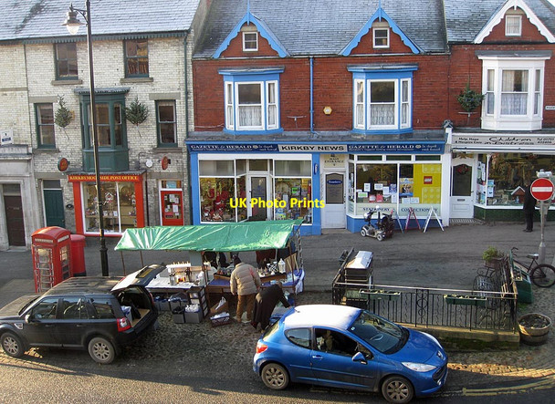 Photo 6"x4" Post Office, newsagents and charity shop Kirkbymoorside c2011