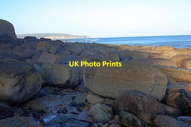 Photo 6"x4" Coastline Below Common Cliff Ravenscar c2011 P2