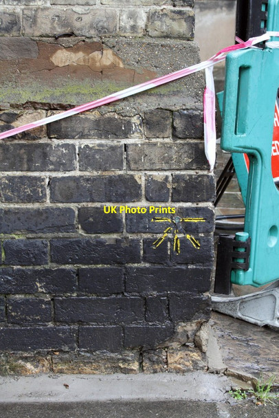 Photo 6"x4" Benchmark on St George's Cathedral, Albany Street Marylebone\/TQ2881 c2011