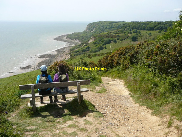 Photo 6"x4" On the Saxon Shore Way south of Fairlight Village Fairlight c2011