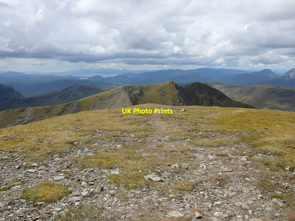 Photo 6"x4" The ridge west from the summit of Sgurr a' Chaorachain Sg\u00f9rr a' Chaorachain\/NH0844 c2011