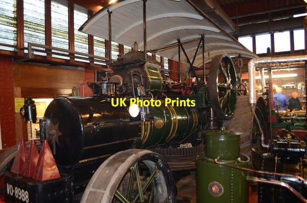 Photo 6"x4" Fowler Traction Engine Lenton Abbey c2011