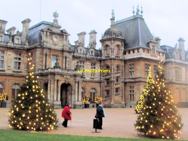 Photo 6"x4" Waddesdon Manor at Christmas Waddesdon c2011