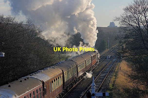 Photo 6"x4" Southbound Train out of Goathland Goathland c2011