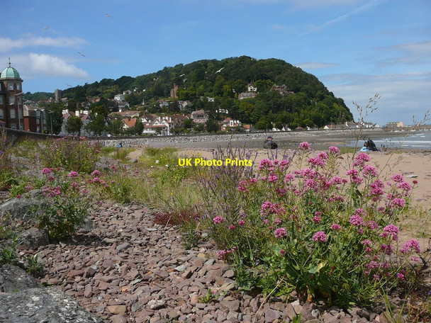 Photo 6"x4" The seafront at Minehead with view towards Higher Town Minehead c2011
