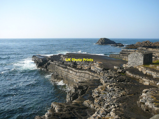 Photo 6"x4" Rocks at Scarlett Point Castletown\/SC2667 c2011