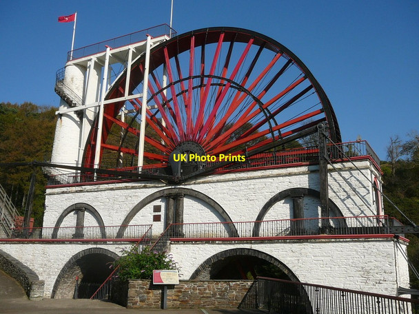 Photo 6"x4" The Laxey Wheel Agneash c2011