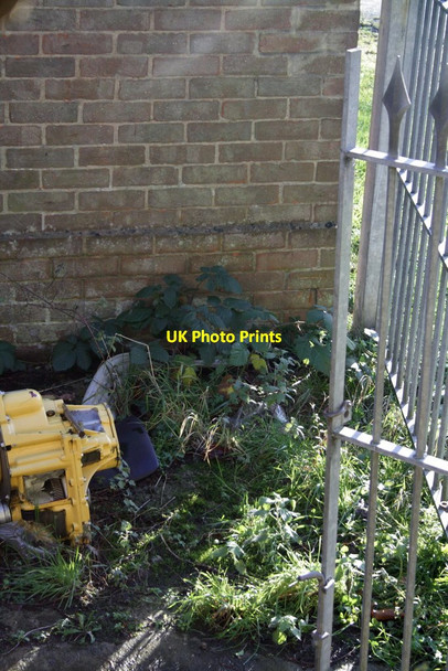 Photo 6"x4" Benchmark on the Air Cadet Centre, Tetbury Hill Malmesbury c2011