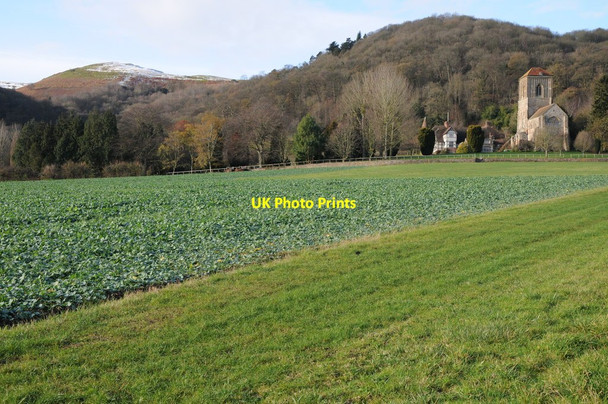 Photo 6"x4" The Malvern Hills at Little Malvern Upper Welland c2011
