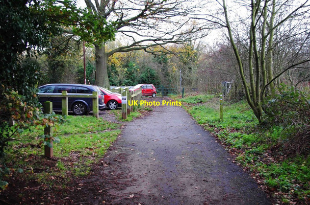 Photo 6"x4" Approaching the car park at Burlish Top Nature Reserve, Stourport-on-Severn Stourport-on-Severn c2011
