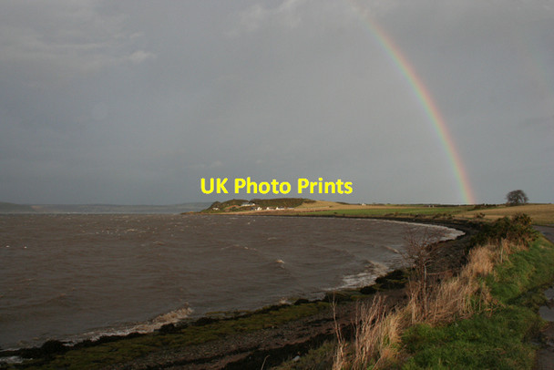 Photo 6"x4" The Other End of the Rainbow Culloden c2011