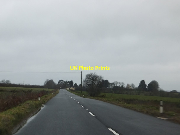 Photo 6"x4" A3124 crossing Beaford Moor Beaford c2011