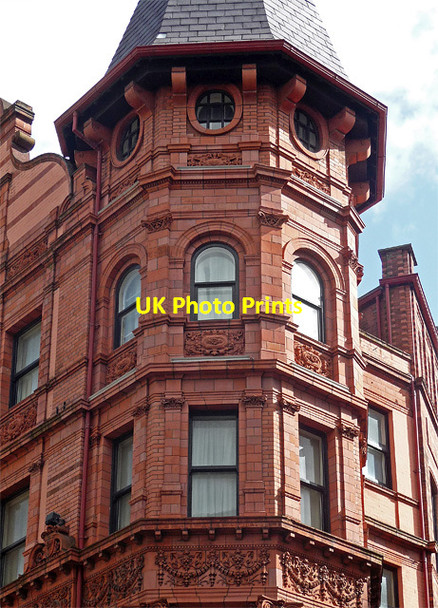 Photo 6"x4" Detail of former Leeds and County Liberal Club, Quebec Street, Leeds Leeds\/SE3034 c2011