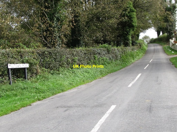 Photo 6"x4" View east along Milltown Road Killough c2011
