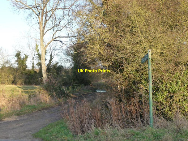 Photo 6"x4" Public footpath to Yarwell Apethorpe c2011
