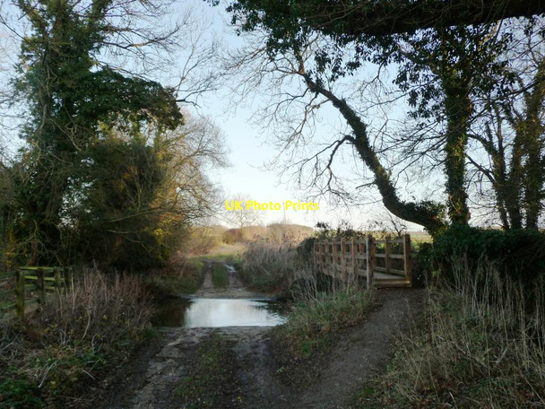 Photo 6"x4" Willow Brook ford and footbridge Apethorpe c2011