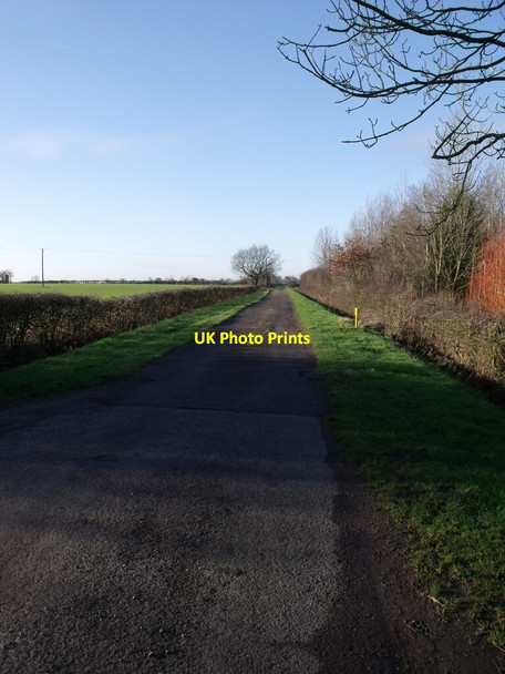 Photo 6"x4" Stockmoor Lane, near Stockmoor farm Middle Rasen c2011