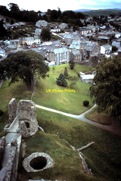 Photo 6"x4" Launceston from Castle Keep Launceston c1982