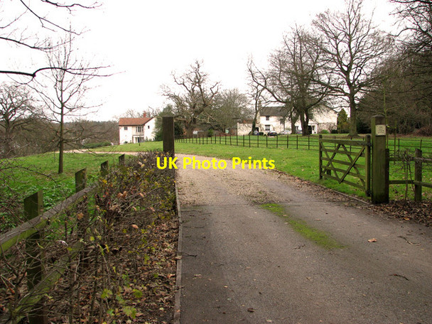 Photo 6"x4" Driveway to the Rectory and Coach House, Martlesham Broom Hill\/TM2647 c2011
