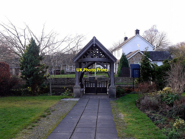 Photo 6"x4" Lychgate, St Oswin's Parish Church, Wylam Prudhoe c2011
