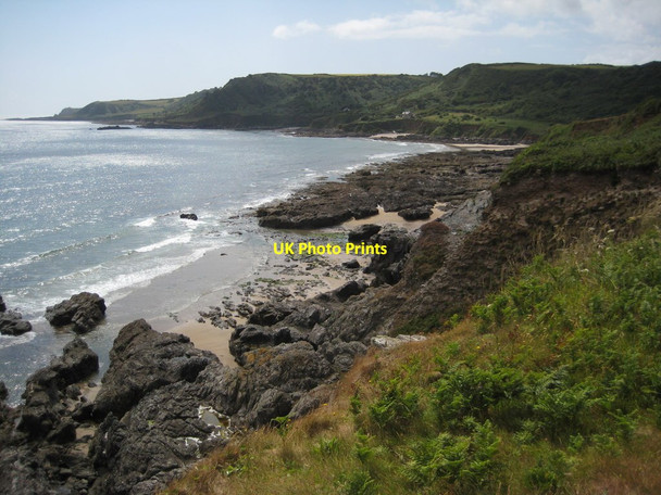 Photo 6"x4" Lannacombe Bay Bickerton\/SX8138 c2011