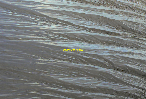 Photo 6"x4" Patterns in the mud Selby c2011