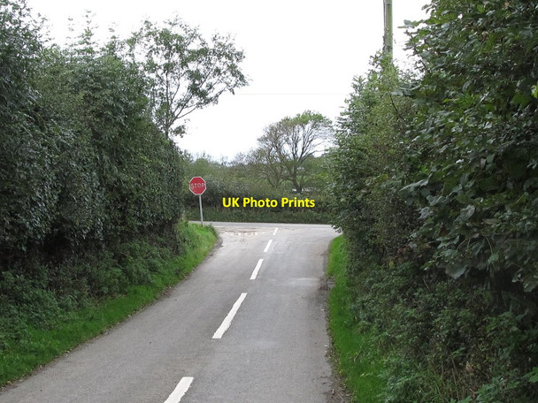 Photo 6"x4" The western end of Ballygallum Road Downpatrick c2011
