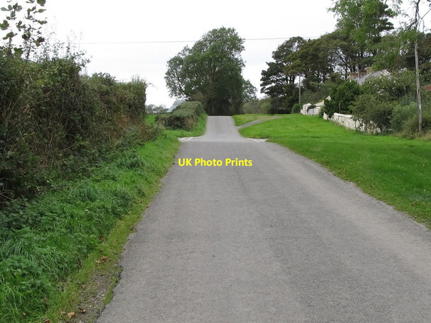 Photo 6"x4" Approaching a minor junction on the Old Course Road Downpatrick c2011