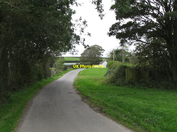 Photo 6"x4" Farm house on the Old Course Road Downpatrick c2011