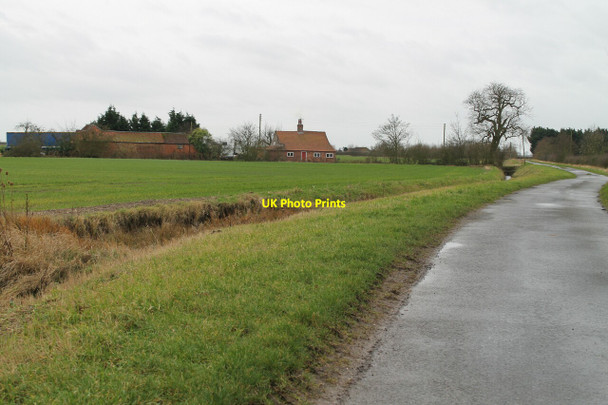 Photo 6"x4" Sykes Farm from Revesby Bank New Bolingbroke c2012