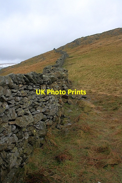 Photo 6"x4" Wall on Snarker Pike Rydal c2011