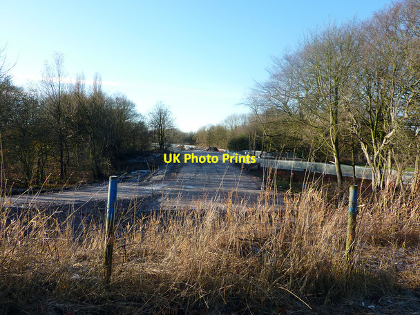 Photo 6"x4" Route of the Metrolink extension between the River Mersey and Sale Water Park Stretford\/SJ7994 c2011