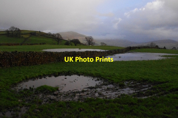 Photo 6"x4" Flooded fields near New Field High Oaks\/SD6291 c2012