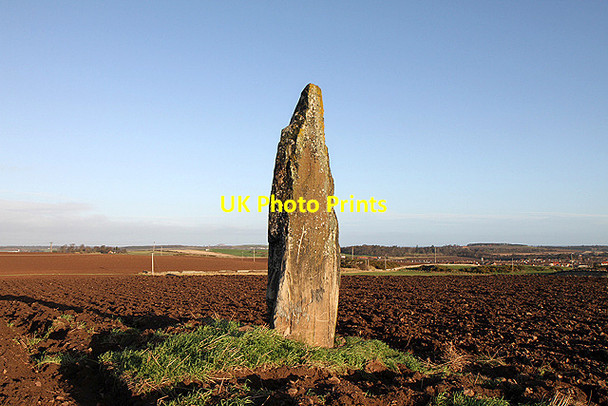Photo 6"x4" Pencraig Brae Standing Stone East Linton c2012