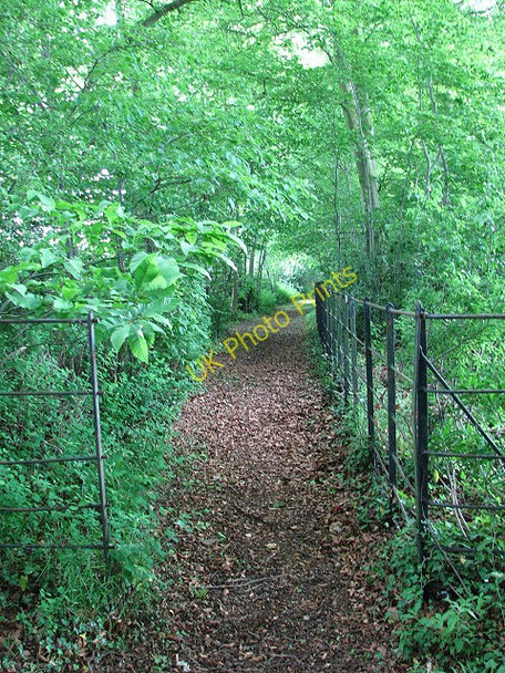 Photo 6"x4" Footpath to Rectory Thurning\/TG0829 c2008