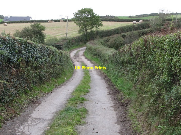 Photo 6"x4" Bend on the Ballyclander Road Killough c2011