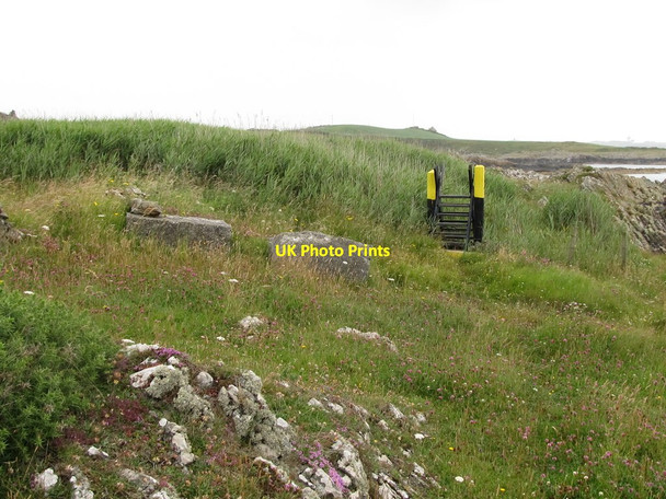 Photo 6"x4" Clifftop stile on the Lecale Way Killough c2011