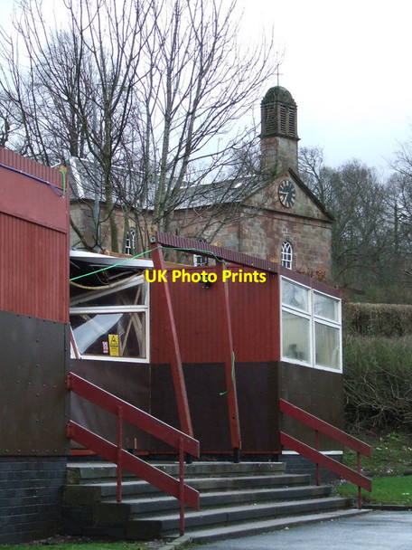 Photo 6"x4" Storm damaged Inverkip Pavilion Inverkip c2012