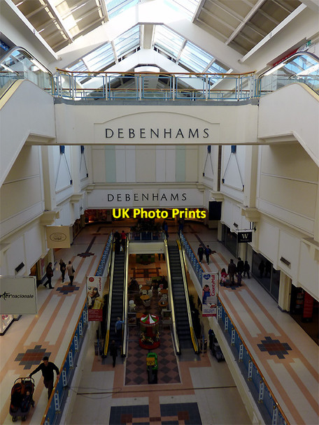 Photo 6"x4" County Mall interior in Crawley, West Sussex Crawley\/TQ2736 c2012 P1