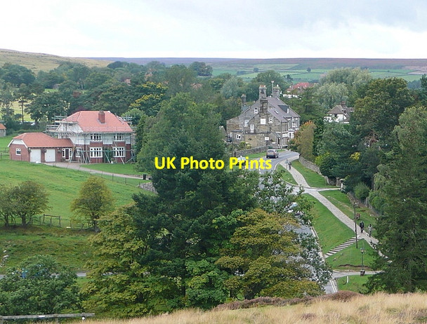 Photo 6"x4" Goathland from Goathland Moor Goathland c2011