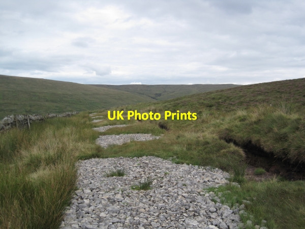 Photo 6"x4" Moorland Track, Scarrowmanwick Fell Croglin c2011