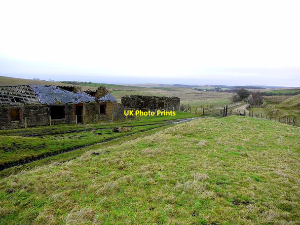 Photo 6"x4" Course of Blacksike Colliery Railway near Foresthead Quarry Forest Head c2012